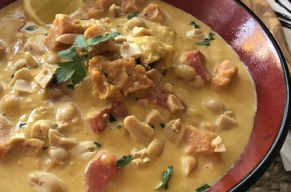 African Sweet Potato and Peanut Soup