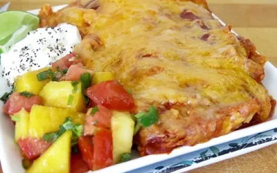 Bacon & Sweet Potato Enchiladas