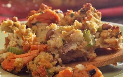 Blackeye Pea & Sweet Potato Stuffing