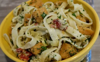 Chilled Sweet Potato Fettuccine