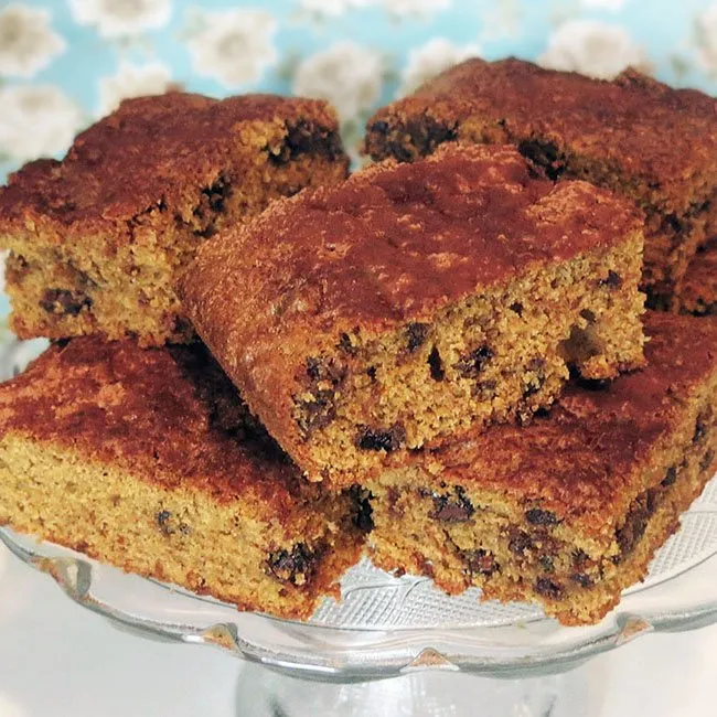 Cocoa Dusted Sweet Potato Spice Bars