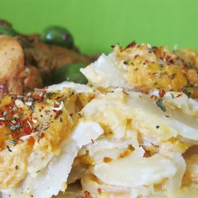 Creamy Double Potatoes Au Gratin