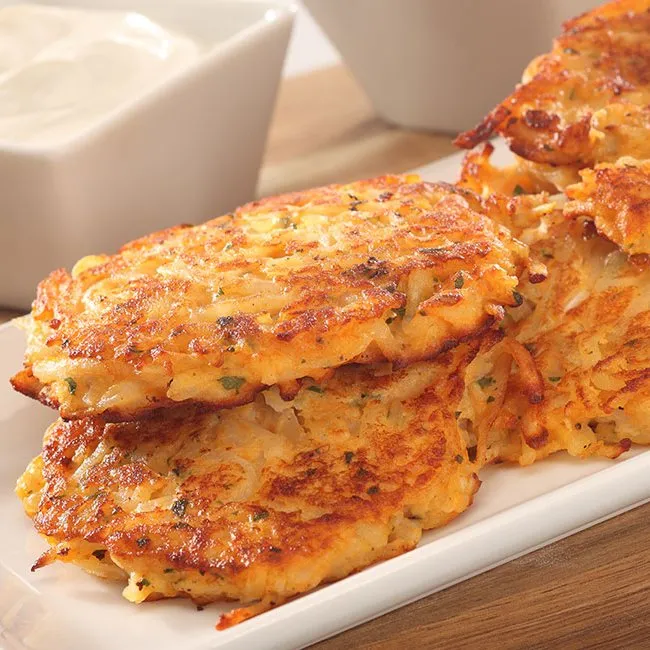 Crunchy Sweet Potato Pancakes