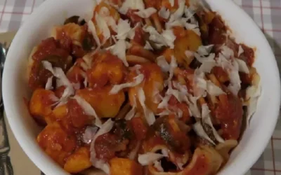 Curly Cue Sweet Potato Pasta