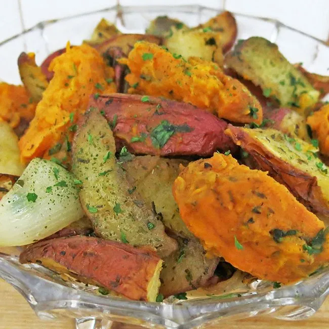 Fried Onions, Potatoes & Sweets