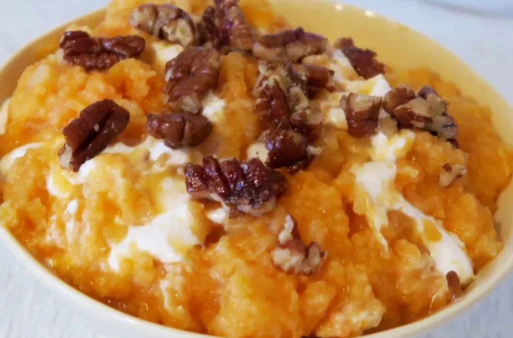 No-Bake Candied Pineapple Sweet Potatoes