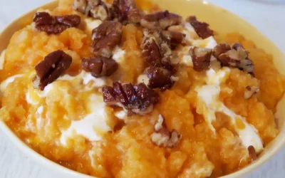 No-Bake Candied Pineapple Sweet Potatoes