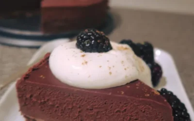 No Bake Chocolate Sweet Potato Torte