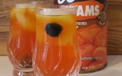 Orange & Rum Sweet Potato Cocktail