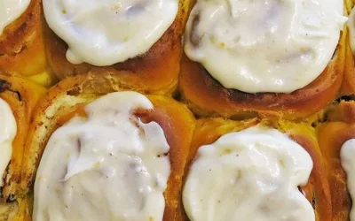 Orange Sweet Potato Breakfast Rolls