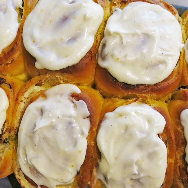 Orange Sweet Potato Breakfast Rolls