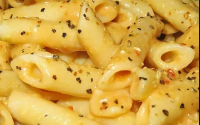 Pasta with Sweet Potatoes & Brie