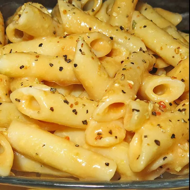 Pasta with Sweet Potatoes & Brie