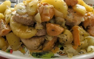 Pork Tenderloin with Sweet Potatoes and Apples