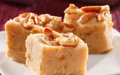 Salted Cashew Sweet Potato Fudge