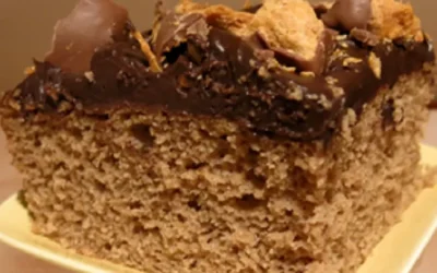 Spicy Sweet Potato Butterfinger Cake