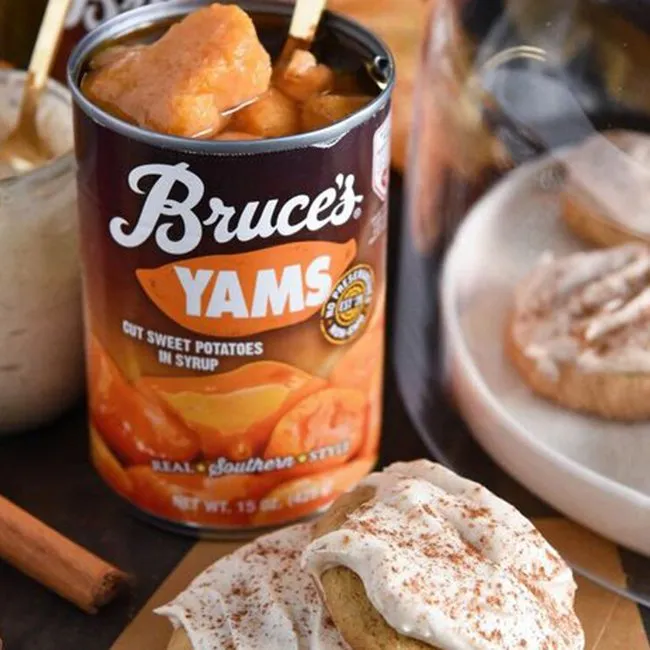 Sweet Potato Cookies with Cinnamon Cream Cheese Frosting