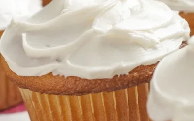 Sweet Potato Cupcakes with French Vanilla Frosting