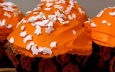Sweet Potato Cupcakes with Orange Frosting