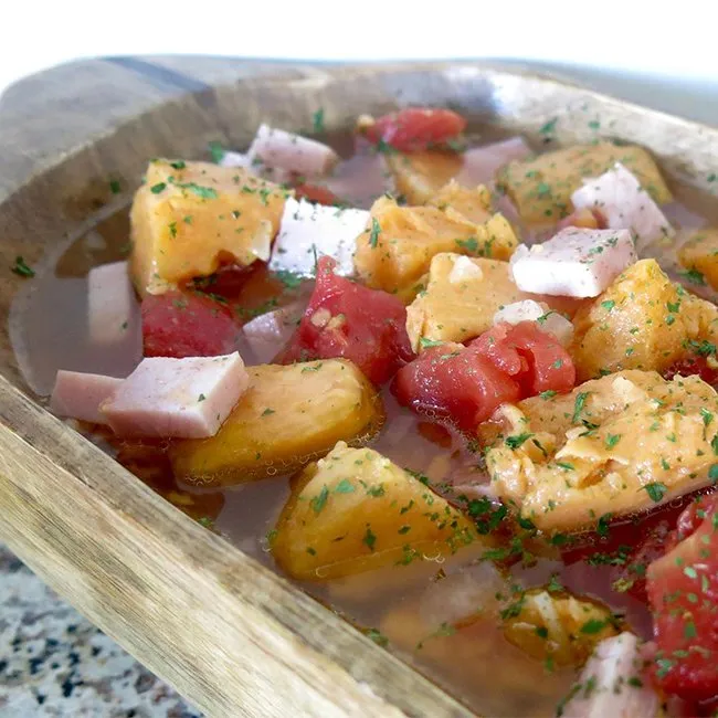 Sweet Potato & Ham Soup