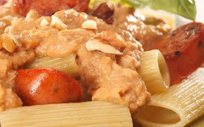 Sweet Potato & Walnut Pasta Sauce
