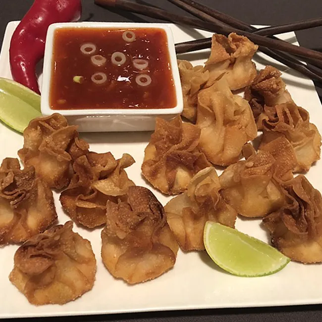 Sweet Potato Wontons