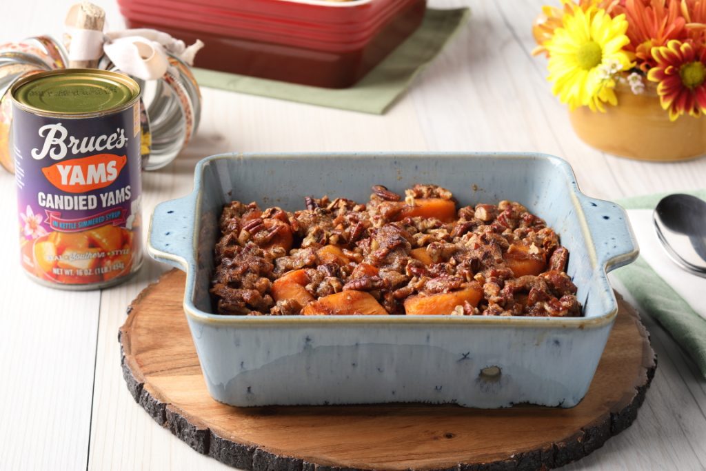 pecan topped candied yams